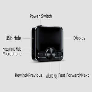 Reproductor MP3/MP4 Inteligente M9 con IA, Pantalla OLED HD de 1.2 Pulgadas, Bluetooth 4.2, Radio FM, Libro Electrónico, Reducción de Ruido, Grabadora - Product Image 3