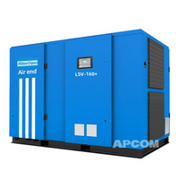 Compresseur d'air à vis onduleur APCOM 160kw 200hp 160 kw 200 hp