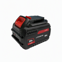 Nouveautés Batterie de remplacement au lithium-ion haute performance 20V 60V Max pour outils électriques sans fil DCB606