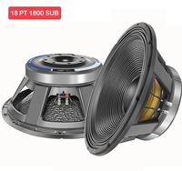 Subwoofer Profesional Sweton de 18 Pulgadas y 3600W con Bobina de Voz de Cobre y Bocina de Aluminio Fundido a Presión