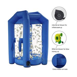 Надувная машина для захвата денег, надувная камера для наличных кубиков с воздуходувкой для мероприятий и рекламных акций - Product Image 1