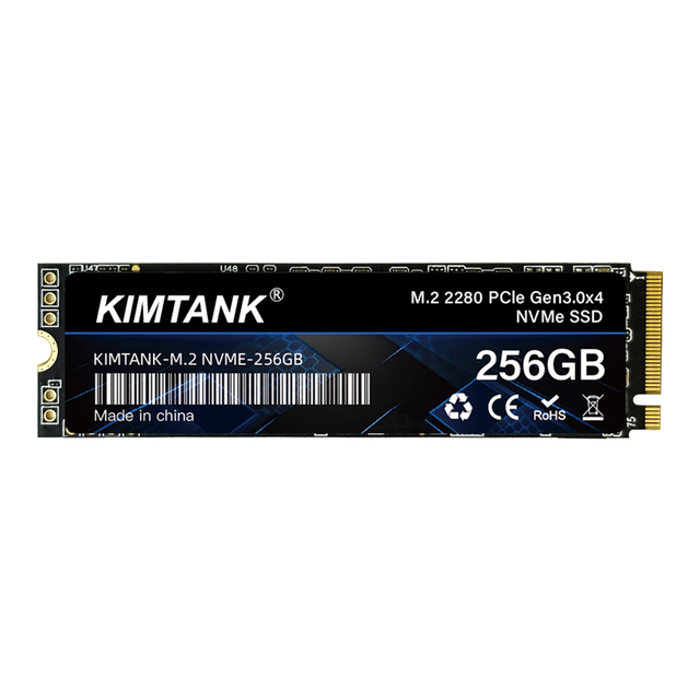Kimtank M.2 NVMe SATA SSD 256GB/512GB/1TB/2TB Internal for Laptop Desktop PC New Plastic