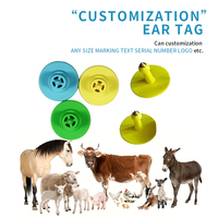 Etiqueta de Oreja RFID UHF para Animales, Etiqueta de Identificación de Ganado Resistente al Agua, Etiqueta de Identificación RFID Duradera para la Gestión de la Identidad de Animales en Granjas