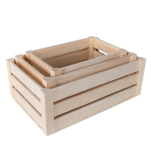 Caisses à lattes de <span class=keywords><strong>pomme</strong></span> végétale ordinaire <span class=keywords><strong>en</strong></span> <span class=keywords><strong>bois</strong></span> pour l'artisanat - Product Image 1