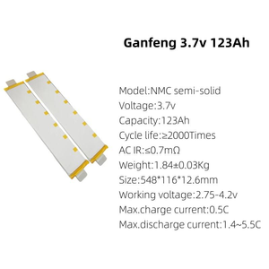 In Stock Wholesale <b>3.7V</b> 123Ah Rechargeable Ncm Lithium-Ion Polymer Bateria Electric Car Power Lithium Ion Pouch Cell <b>Battery</b> - Product Image 6