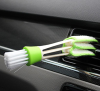 Accesorios para automóviles, cepillos para detalles de limpieza, Herramientas de limpieza de computadora, limpiador de persianas, colector de polvo para teclado