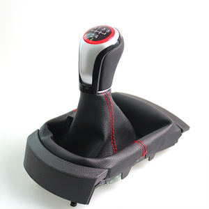 Car Gear <b>Knob</b> Aluminum Alloy Red 5 6 Speed Set For Seat Ibiza 02 10 Ergonomic <b>Shift</b> <b>Knob</b> - Product Image 4