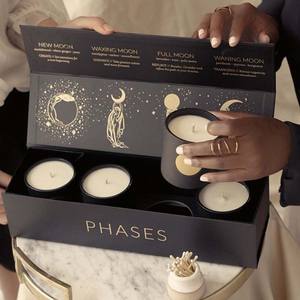 Coffrets cadeaux d'aromathérapie haut de gamme personnalisables et recyclables, papier couché, huile essentielle disparaissante, bougie, cadre photo - Product Image 2