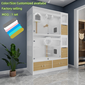 <span class=keywords><strong>2025</strong></span> mới quá khổ sang trọng mèo biệt thự nhà trong nhà cattery Pet Cat Dog <span class=keywords><strong>Showcase</strong></span> lồng Hot Bán sang trọng Đồ nội thất vật nuôi - Product Image 5