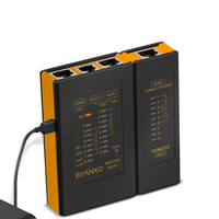 BYXGD testeur de câble réseau RJ11/RJ45 testeur de résistance de traqueur de câble Lan pour câbles de Communication Cat3/Cat5/Cat6/Cat6a