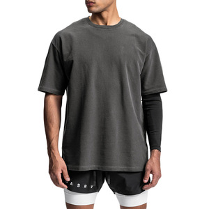 Camiseta QUATU 100% Algodón para Hombre, Prenda de Peso Pesado, Camiseta Unisex de Moda con Estampado de Espuma - Product Image 3