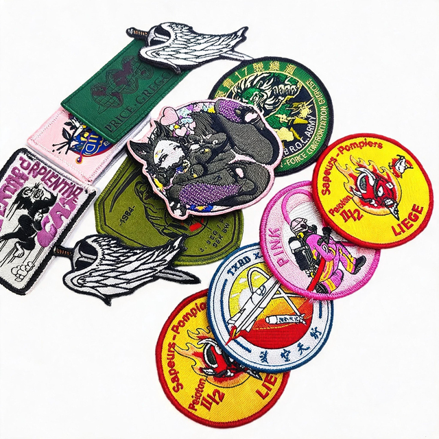 Customize Your Own Design Embroidery Iron on Patches Wholesale Patch for Clothing