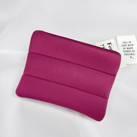Trousse à maquillage personnalisée à bulles soins de la peau gonflés par l'usine OEM Preppy Cute Storage Scuba Toiletry Bag for Women