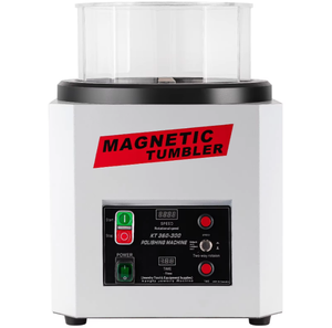 Machine de polissage magnétique KT360 pour bijoux, or, argent, cuivre, acier inoxydable, alliage d'aluminium - Meulage, élimination de la rouille, ébavurage - Product Image 1