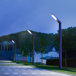 야외 현대 북유럽 빈티지 2.5m 3m 4m 5m 장식 알루미늄 거리 정원 led 램프 포스트 조명 - Product Image 6