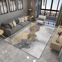 Tapis de sol en velours peluche rétro pour salon et chambre à coucher, résistant à la saleté, pour canapé, table, lit, couverture, tapis de style européen pour la maison