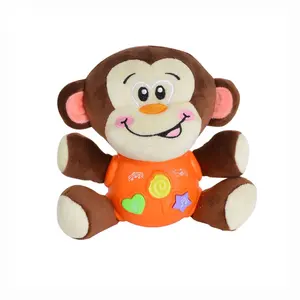 Мультяшная плюшевая кукла-обезьяна