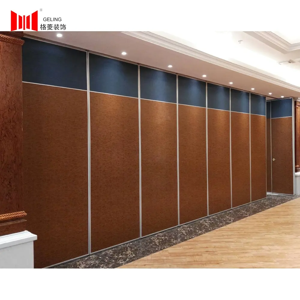현대 상업적인 실내 호텔 사무실을 위한 휴대용 foldable 건강한 증거 거는 움직일 수 있는 칸막이벽