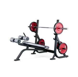 <span class=keywords><strong>Banc</strong></span> de musculation <span class=keywords><strong>incliné</strong></span> professionnel pour salle de sport - Équipement robuste pour les exercices de presse inclinée et abdominaux - Product Image 2