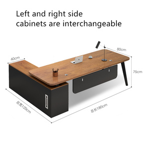 Bán buôn giá rẻ nhất hiện đại ông chủ Văn phòng quản lý bàn máy tính duy nhất bảng bàn - Product Image 5