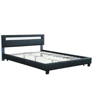 <span class=keywords><strong>Lit</strong></span> <span class=keywords><strong>de</strong></span> rangement moderne en cuir noir double avec <span class=keywords><strong>LED</strong></span> <span class=keywords><strong>sur</strong></span> la tête <span class=keywords><strong>de</strong></span> <span class=keywords><strong>lit</strong></span> Style panneau <span class=keywords><strong>de</strong></span> rembourrage souple pour usage domestique Willsoon - Product Image 2