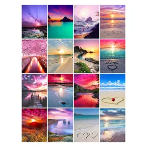 Modern fashion canvas art 5d diy diamond painting 5d scenery diamond art painting