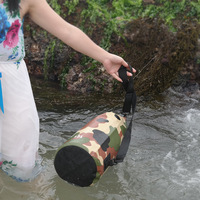 Sac de plage pliable et portable en bâche PVC imperméable avec logo personnalisé d'usine, sac étanche pour activités de plein air et océan, 2L/3L/5L/15L, toutes saisons