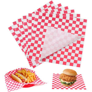 Papel de Envolver a Prueba de Humedad y Grasa de Grado Alimenticio, Diseño Personalizado, Tamaño Personalizado, Recubierto de PE para Sándwiches, Hamburguesas, Pan, Galletas, Leche - Product Image 1