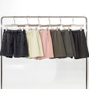 100% algodón 350G pantalones cortos para hombre transpirable ajuste suelto para el verano - Product Image 4