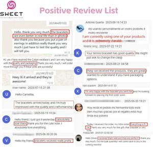 महिलाओं के लिए उच्च गुणवत्ता कस्टम 316l स्टेनलेस स्टील एकांलेट चेन गहने - Product Image 3