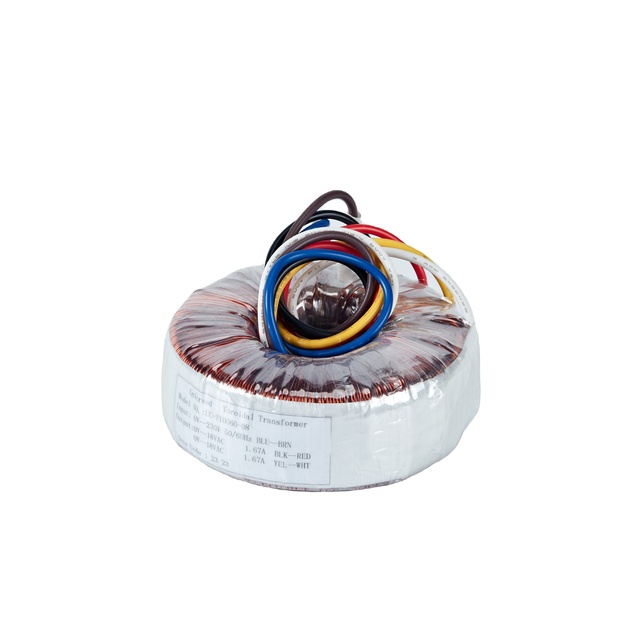Unicreed ODM Customized 1000VA Audio Power Transformer Isolation Toroidal Single Phase 110V/220V/380V Customizable 24V 50/60Hz