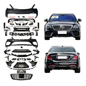 ชุดแต่งพรีเมียมสำหรับรถเบนซ์ S-Class ปี 2018-2020 รุ่น W222 ประกอบด้วยกันชนหน้า-หลัง สเกิร์ตข้าง กระจังหน้า และปลายท่อไอเสีย - Product Image 1