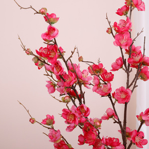 QIHAO Artificial Plum Blossom Single <b>Branch</b> Silk Flower High Simulation For Home Wedding Decoration - Product Image 3