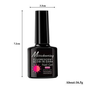 Misscheering 7,5 ml Gel fluorescente esmalte de <span class=keywords><strong>uñas</strong></span> Vernis verano neón Semi permanente UV Gel barniz <span class=keywords><strong>uñas</strong></span> arte manicura para <span class=keywords><strong>uñas</strong></span> - Product Image 5