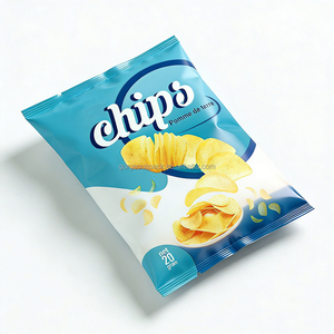 Sachet personnalisé en aluminium thermoscellable pour chips, sachet Mylar pour chips de banane, emballage alimentaire, pochette oreiller pour chips et aliments - Product Image 3