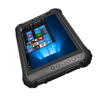 Tablette PC industrielle Windows 10 de 8 pouces avec UHF NFC 2D Scan Back POGO Pin Écran tactile 4G GPS Intel Nouvelle génération en stock