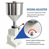 Machine de remplissage semi-automatique polyvalente A03 pour pâtes, miel, shampoing, yaourt, vernis à ongles, gel