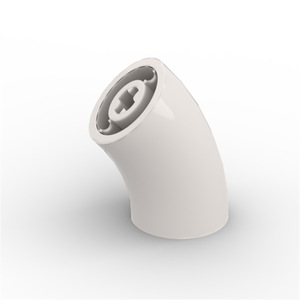 65473 Pièces de construction compatibles en forme de tronc d'arbre cylindrique incurvé 2x2, 1 kg, plastique ABS, pour adolescents de 8 à 13 ans - Product Image 1