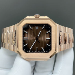 Reloj de Pulsera para Mujer de Alta Calidad al por Mayor, Último Modelo 2025, Reloj Mecánico Automático de Lujo, Movimiento de Reloj, Reloj Cuadrado de Oro Rosa para Hombre - Product Image 5