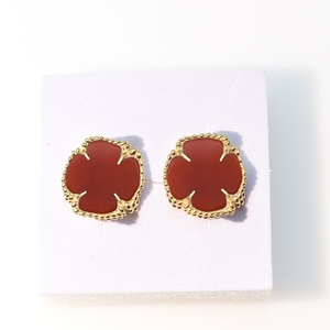 Clip à pince trèfle à quatre feuilles de haute qualité, plaqué or 18 carats, idéal comme cadeau pour sa petite amie. - Product Image 6
