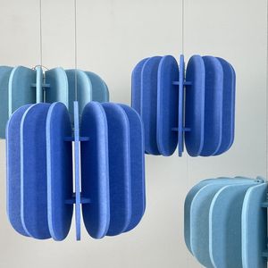 Pantalla de Lámpara de Fieltro Personalizada OEM/ODM, Cubierta Acústica de Fibra de Poliéster para Lámpara Colgante, <span class=keywords><strong>Absorbente</strong></span> de Sonido para Oficina y Hotel - Product Image 1