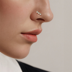 CANNER Piercing de nez en argent sterling 925 avec griffes et zircone cubique pour femmes et hommes, bijou corporel de style facial - Product Image 6