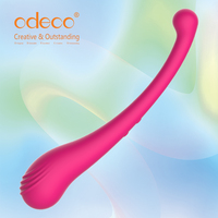 Odeco Venta Caliente Artificial Gran Consolador Placer Juguetes Sexuales Doble Cabeza Mujeres Masturbador Clítoris Mujeres Vibrar