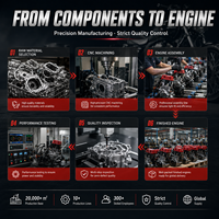 Moteur de moto 300cc refroidi par eau, 12,5 kW, embrayage manuel, démarrage électrique, unité de puissance complète pour moto - Vente en gros