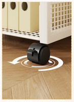 Support de rangement mobile en fer pour imprimante avec design moderne pour organisateur de documents de bureau à domicile à côté du bureau pour photocopieur