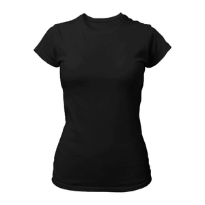 Camiseta de Manga Corta con Cuello Redondo, Estilo Urbano, Ecológica y Transpirable para Mujer, de Algodón Orgánico de 280g - Product Image 1
