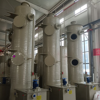 Tour de traitement des gaz industriels en polypropylène, épurateur PP, purification à 95 %, équipement environnemental