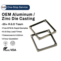 Cubierta de Interruptor de Pared Inteligente Personalizada, Borde de Aleación de Zinc y Aluminio Fundido a Presión para Equipos Eléctricos Residenciales