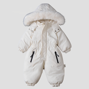 Child Parka Real Fur Hooded Boys Baby Overalls <b>Girl</b> <b>Clothes</b> Winter Kids <b>Dinosaur</b> Coat Snowsuit Snow Clothing - Product Image 6
