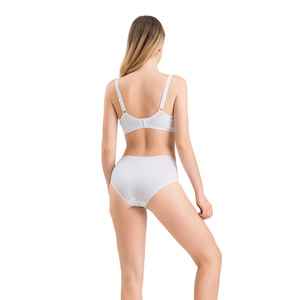 Senza fili di Cotone <span class=keywords><strong>Reggiseno</strong></span> Senza Fodera Traspirante Tazza Piena Cinghia Larga Chiusura Posteriore <span class=keywords><strong>Trasparente</strong></span> Del <span class=keywords><strong>Reggiseno</strong></span> di Cotone - Product Image 3